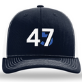 45th 47th president navy hat front