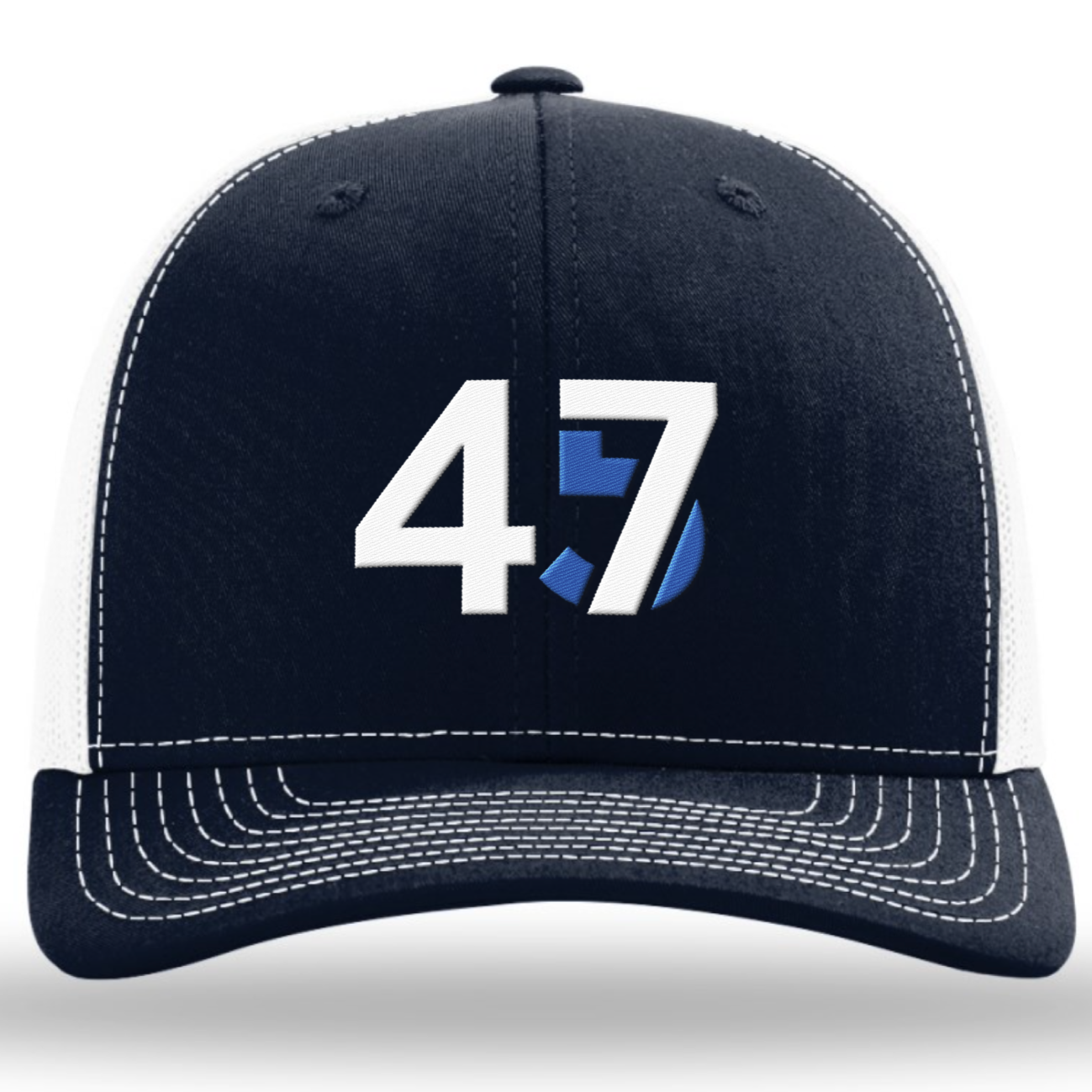 45th 47th president navy hat front