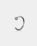 C Shaped Titanium Nose Hoop