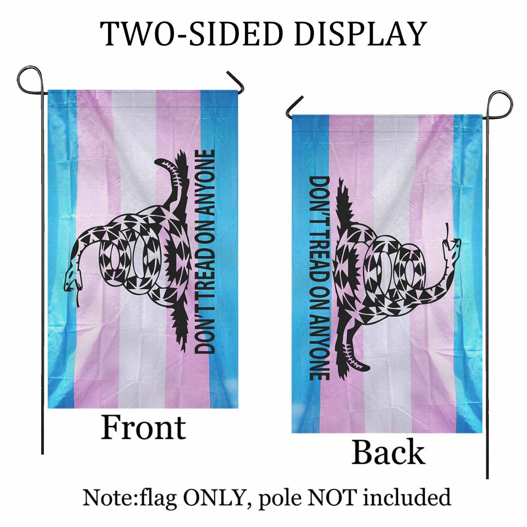 Don't Tread on Anyone Trans  Two Sided Flag
