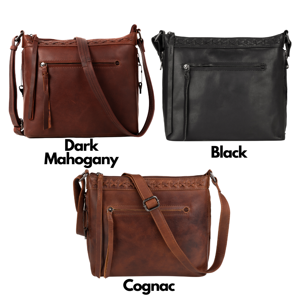 Concealed Carry Faith Leather Crossbody by Lady Conceal