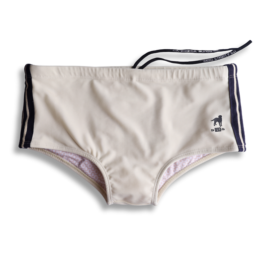Galão Creme Sunga - Designer Swim Shorts