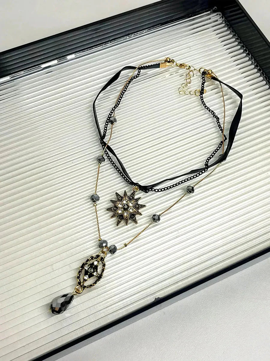 'Lost in Time' Baroque Layered Choker Necklace