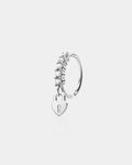 Lock Dangle Seamless Nose Hoop
