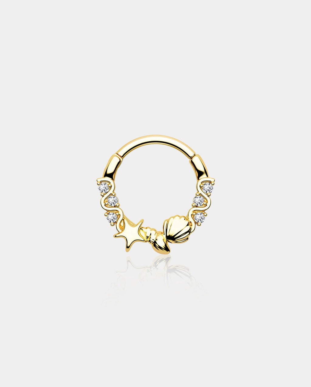 Aquarium Segment Septum Rings By Gina