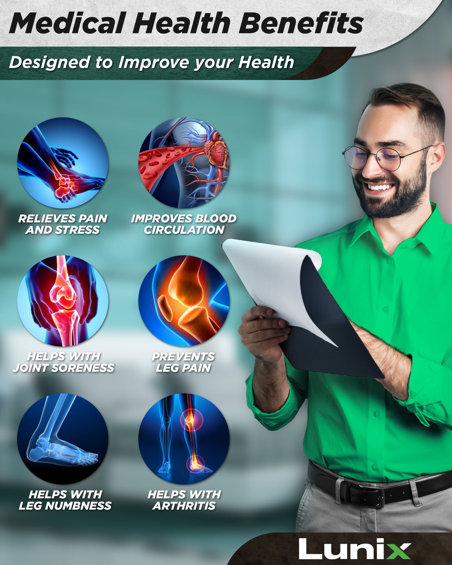 LX1 FOOT AND CALF COMPRESSION MASSAGER GREEN