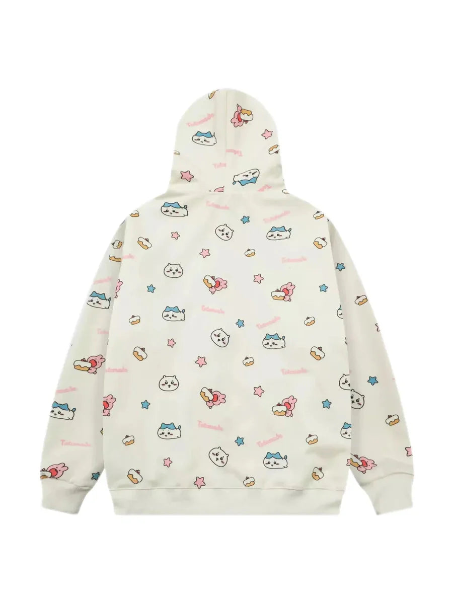 'Hachii' Kawaii Streetstyle Cute Hoodie Jacket