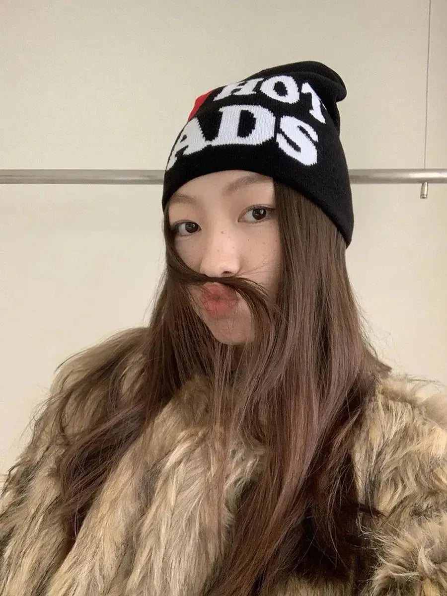 'Daddy Issue' Y2k Slut Knitted Beanie