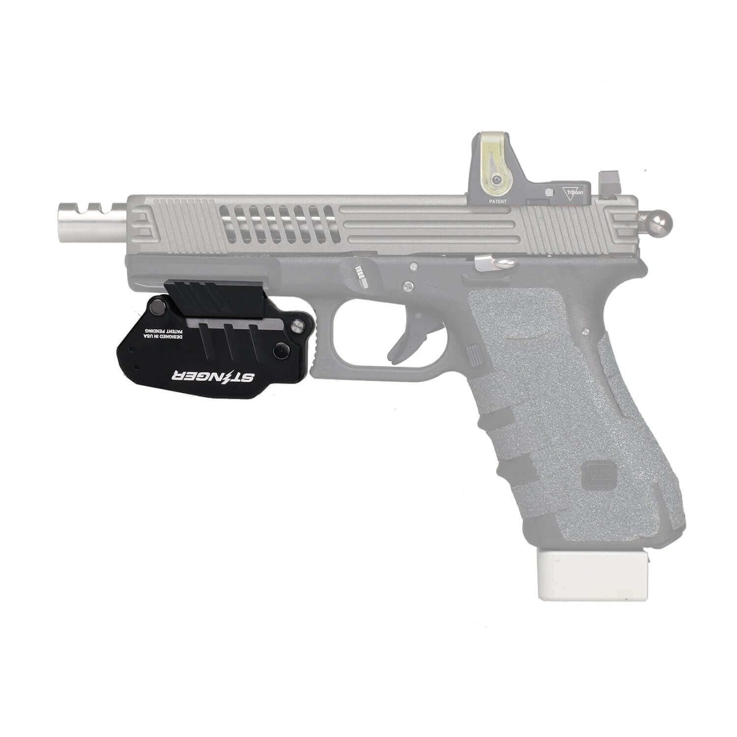 Stinger Concealment System: Trigger Guard Protection Cover, Belt Clip Minimalist Holster (Aluminum Body)