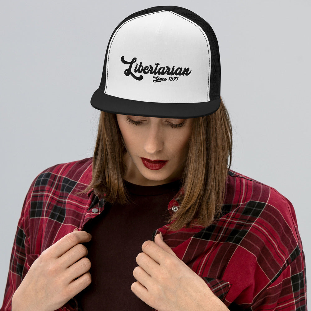Libertarian Since 1971 Trucker Cap