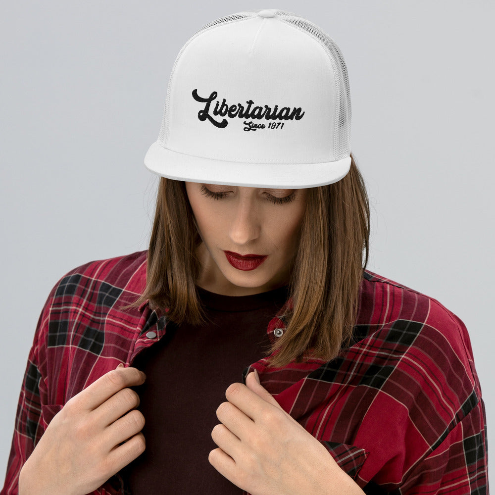 Libertarian Since 1971 Trucker Cap
