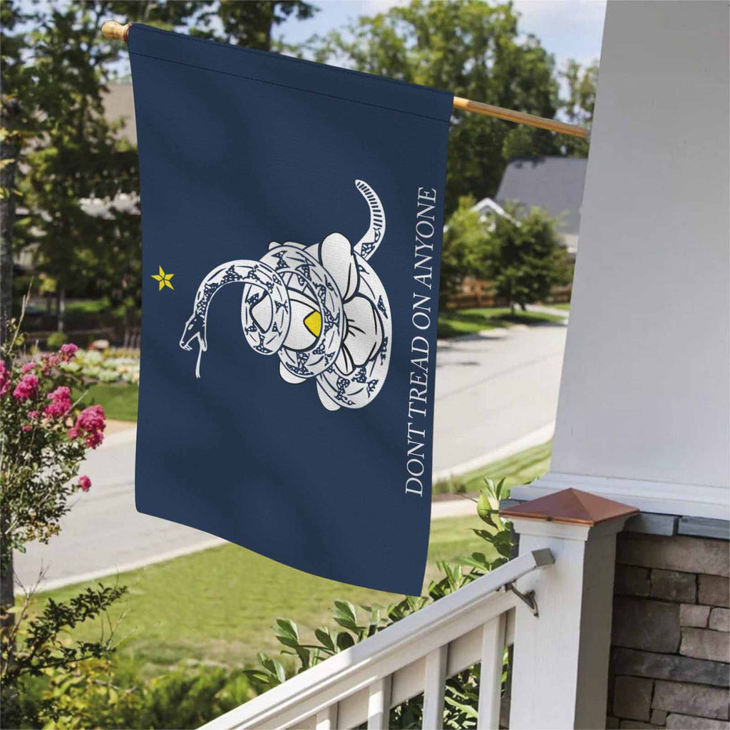Don't Tread on Anyone Mississippi Liberty Flag - Double-Sided