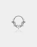 Rose Heart Hinged Segment Septum Ring