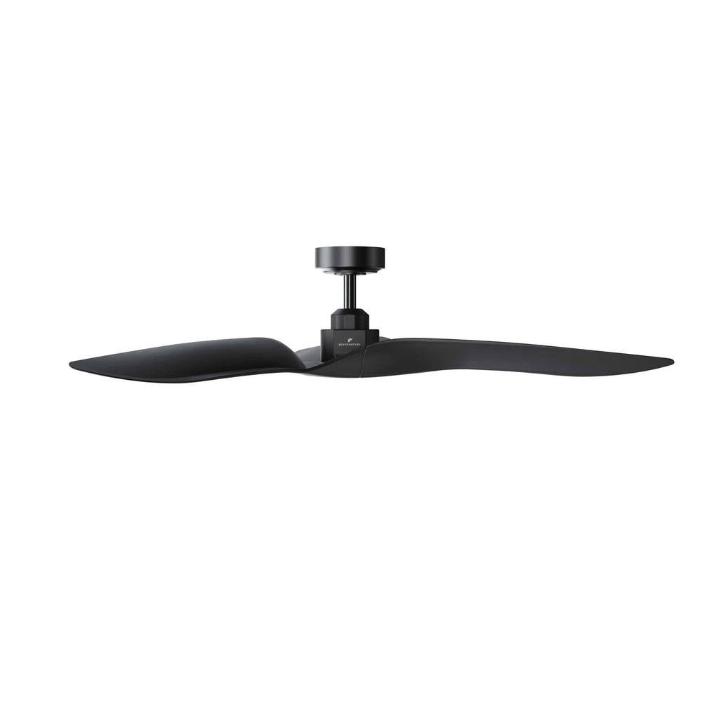 52" Punjab Industrial DC Motor Downrod Mount Reversible Ceiling Fan with Remote Control