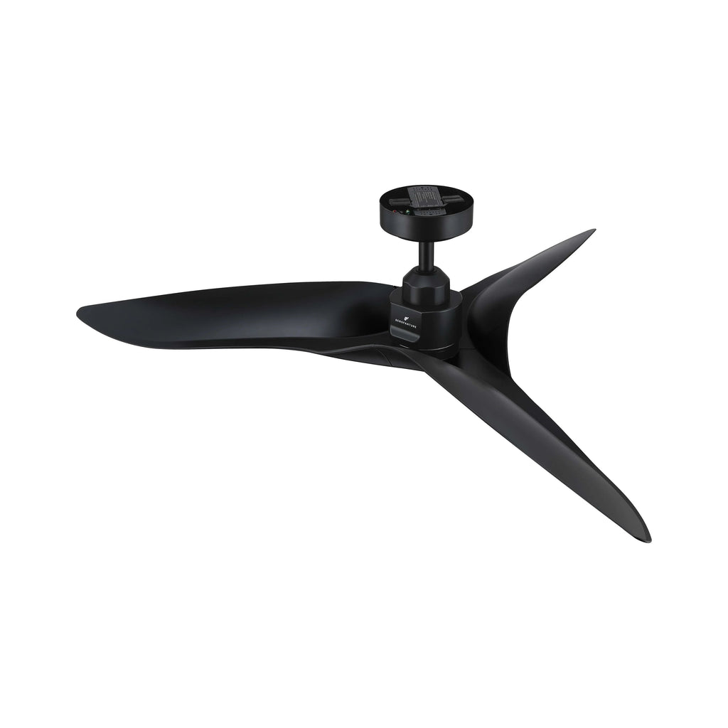 52" Punjab Industrial DC Motor Downrod Mount Reversible Ceiling Fan with Remote Control