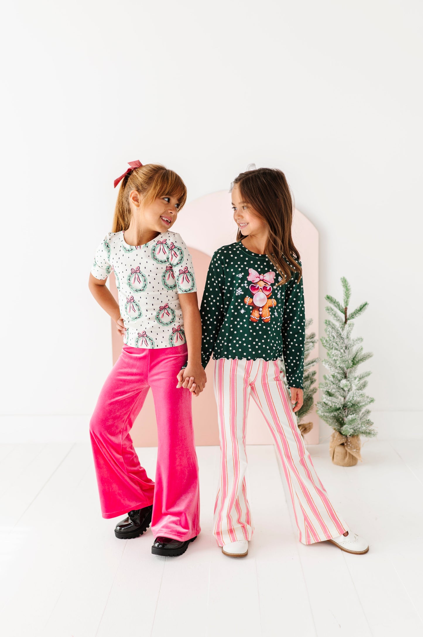 Hot Pink Velvet | Wide-Leg Pants