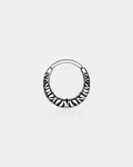 Zebra Stripes Segment Septum Ring