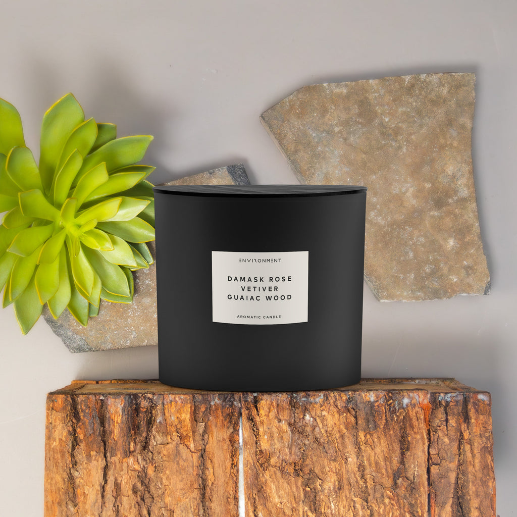 55oz Damask Rose | Vetiver | Guaiac Wood Candle (Inspired by Le Labo Rose 31® and Fairmont Hotel®)