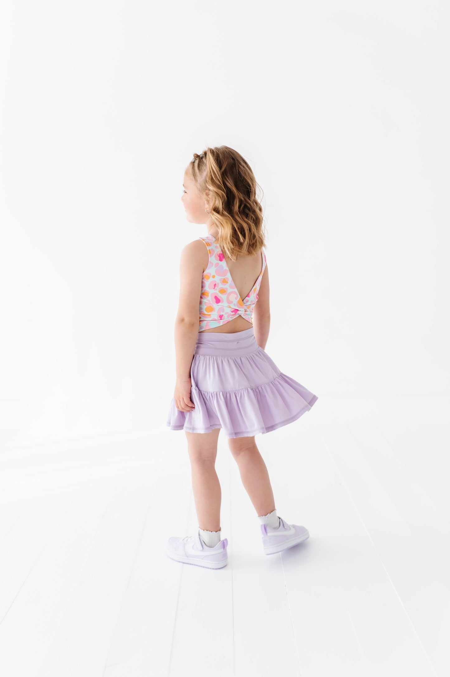 Very Violet | 2-tiered Skort