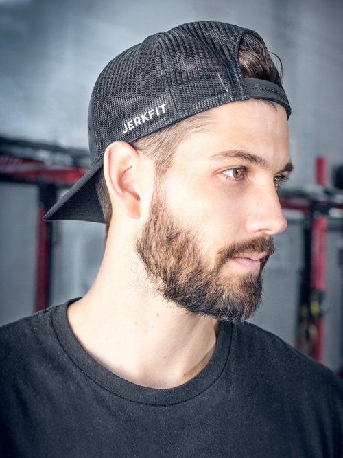 JerkFit adjustable baseball cap with skull design