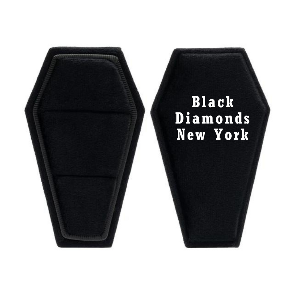 Married Till Buried Personalized Coffin Ring Box