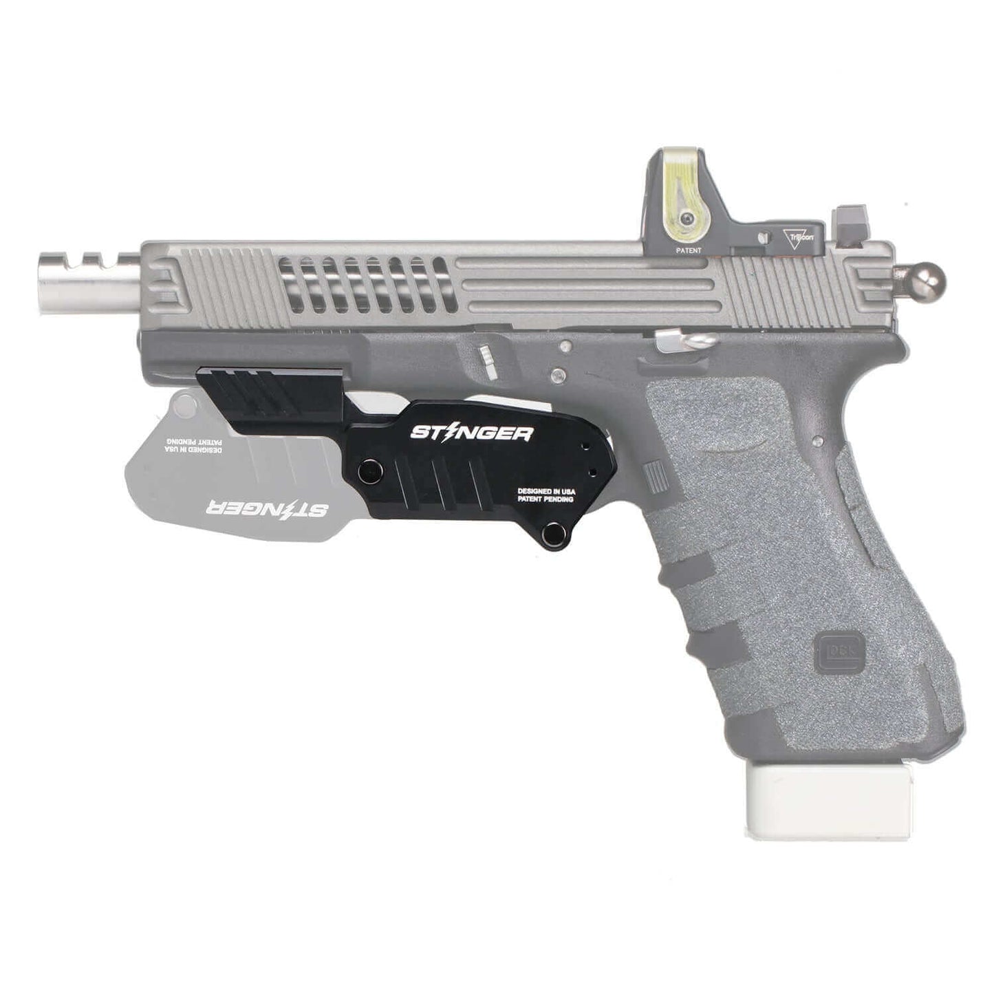 Stinger Concealment System: Trigger Guard Protection Cover, Belt Clip Minimalist Holster (Aluminum Body)