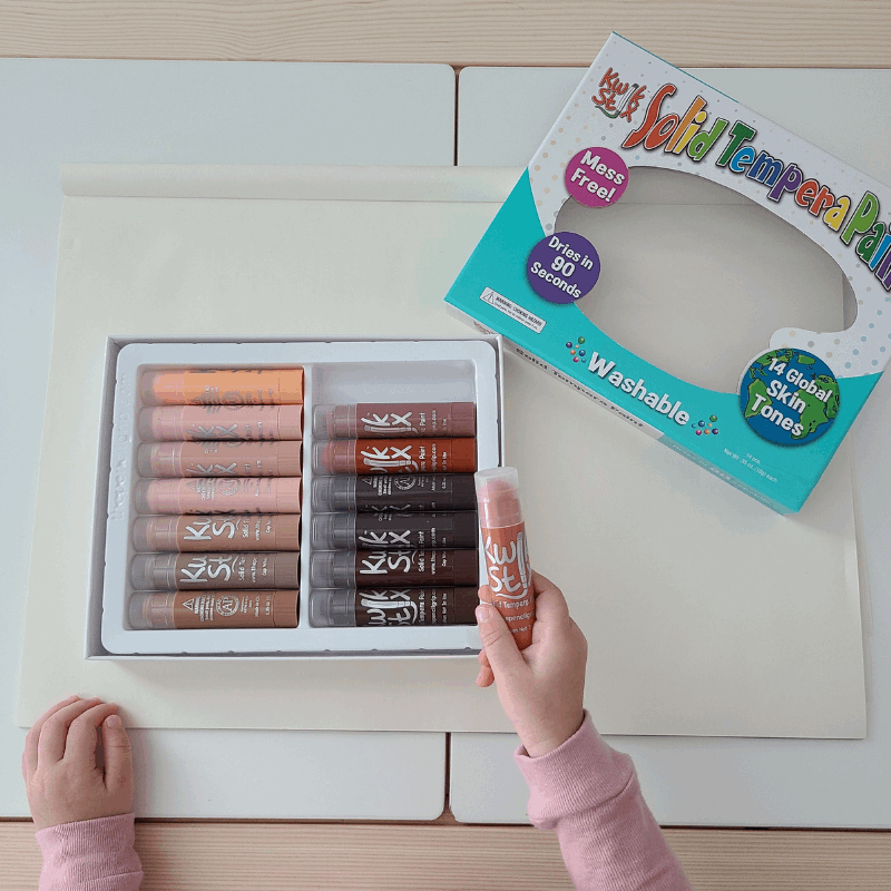 Kwik Stix Paint Sticks Global Skin Tones, 14 Pack