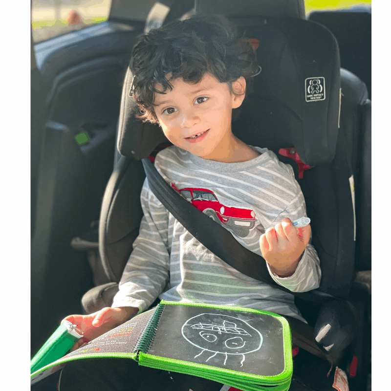 NEW! Daily Doodler Reusable Activity Book-Games on the Go, Includes 4 Wonder Stix