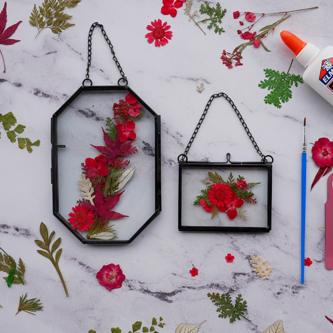 Holiday Framed Pressed Flowers Kit