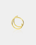 20G 14K Gold Double Segment Nose Hoop