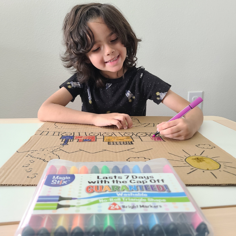 Triangular Magic Stix Markers, 24 Pack, Last 7 Days NO Cap!