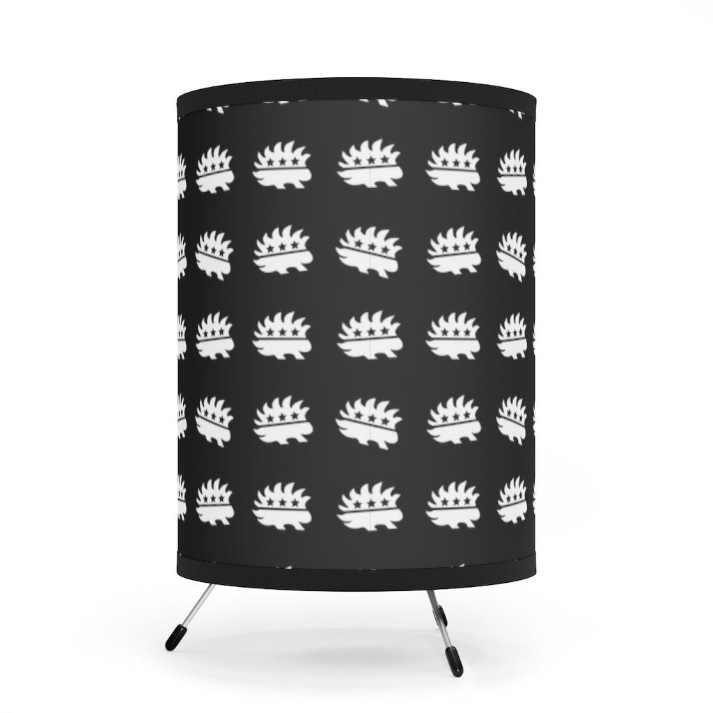 Porcupine Tripod Lamp with High-Res Printed Shade, US\CA plug