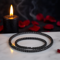 5mm Black Diamond Option Unisex Gothic Necklace