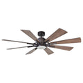 60" Oretha Windmill 8 Blade Led Indoor Oil Rubbed Bronze Ceiling Fan with Remote And Light Kit Included