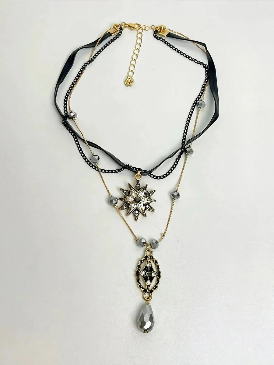 'Lost in Time' Baroque Layered Choker Necklace