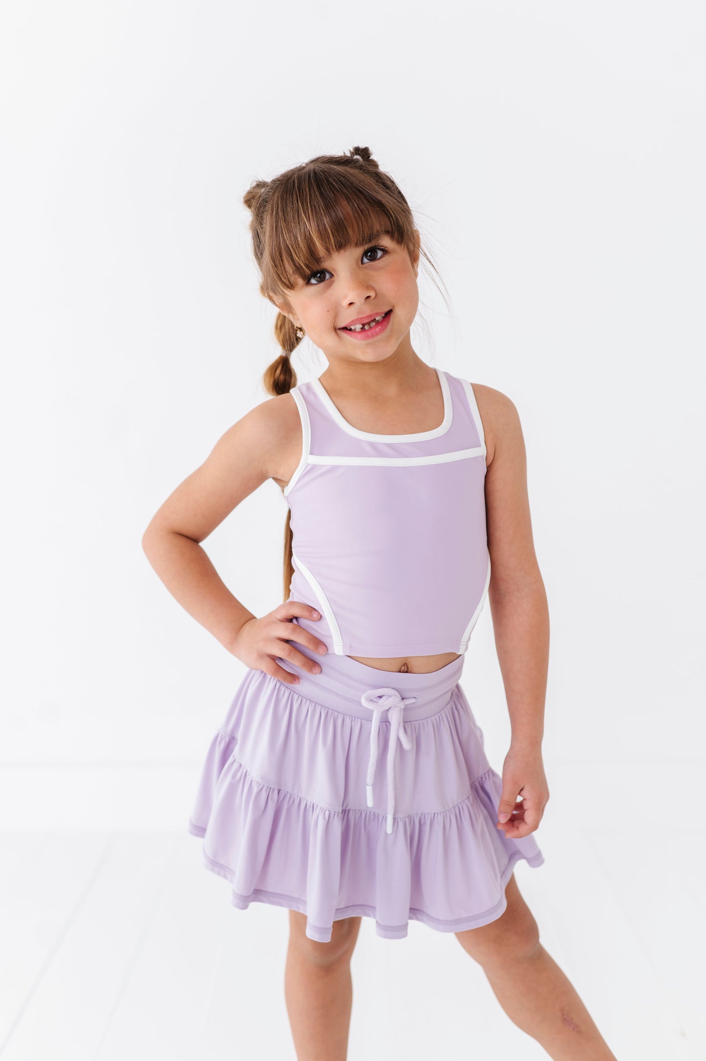 Very Violet | 2-tiered Skort