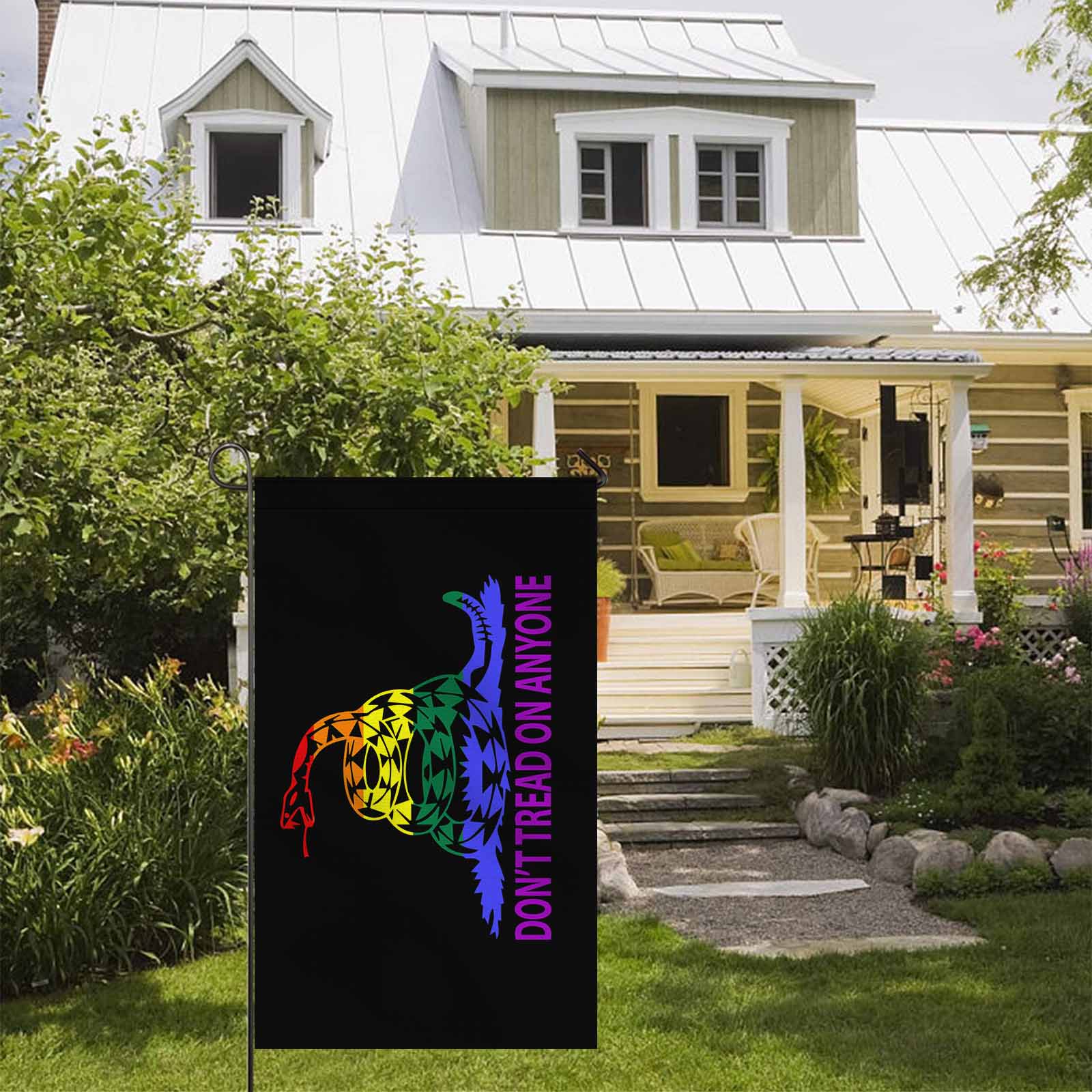 Don't Tread on Anyone LGBT Two Sided Flag