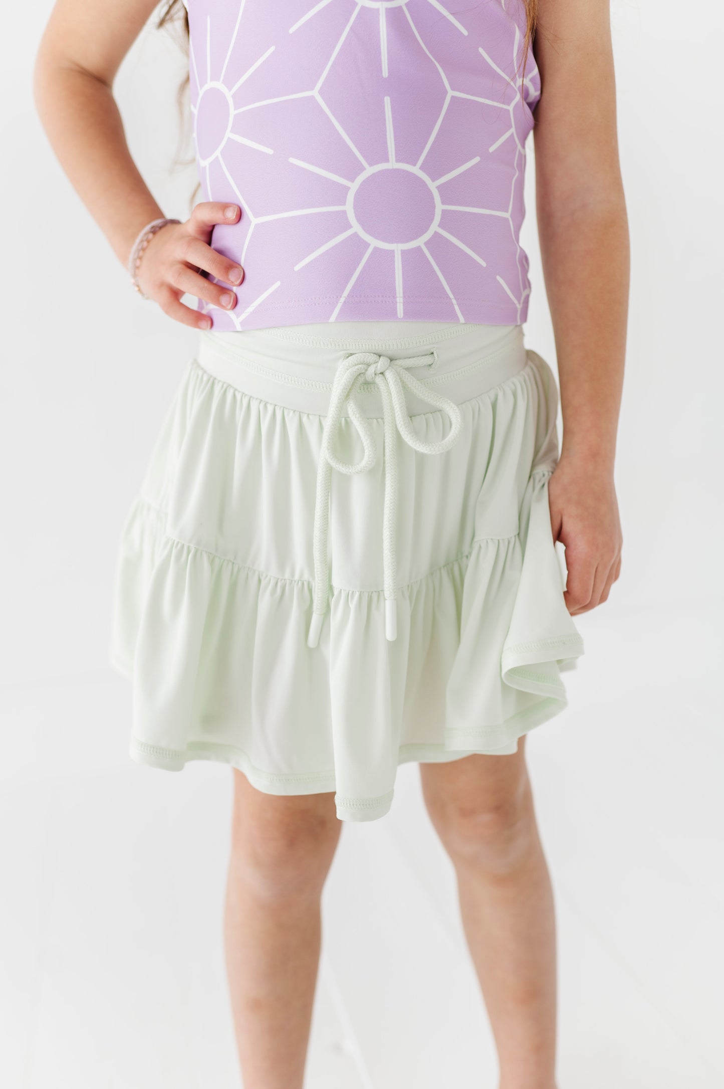 Hint of Mint | 2-tiered Skort