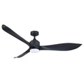 66'' Misael Propeller Integrated Led Indoor Modern Black Ceiling Fan with Remote And Light Kit Included