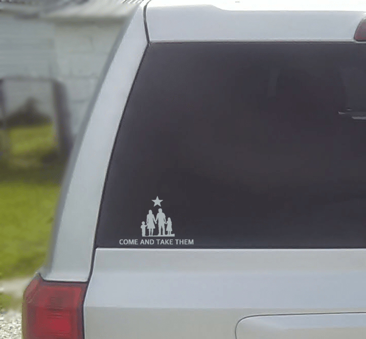 Come and Take Them - Anti-War Vinyl Window Decal