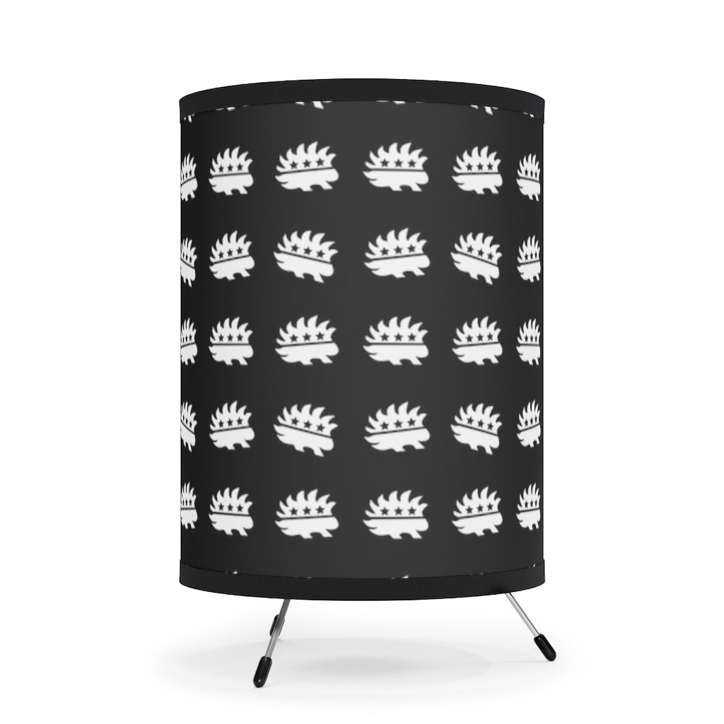 Porcupine Tripod Lamp with High-Res Printed Shade, US\CA plug