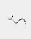 Heart Titanium Nose Screw Stud