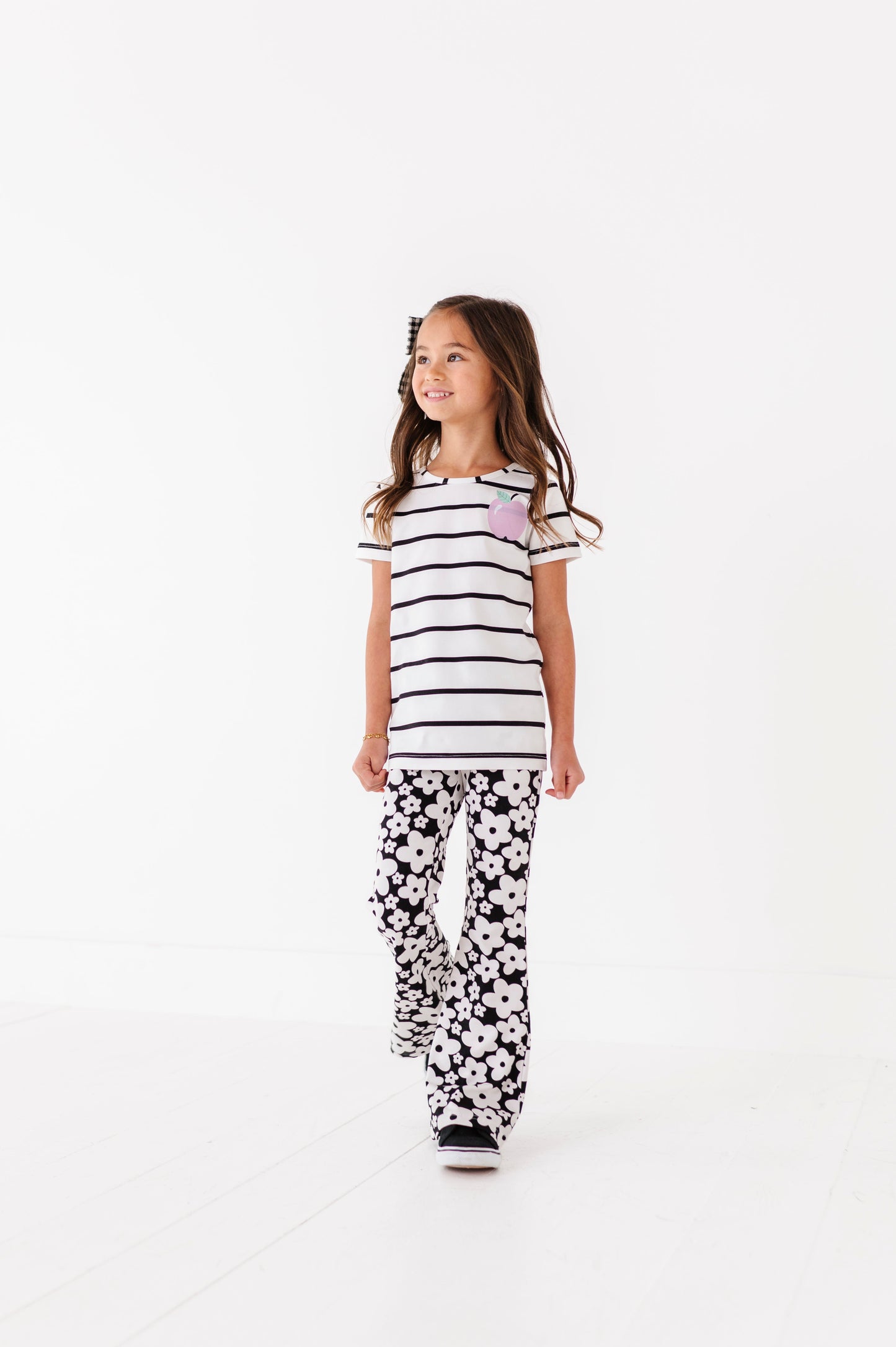 Pocket Apple Stripe Tee (2T ONLY left)
