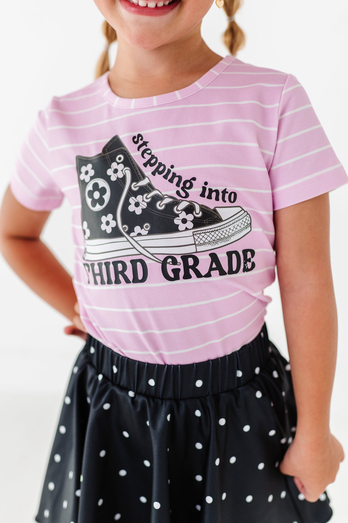 GIRLS “Stepping into…” Grade Level Tee (10yr + 12yr ONLY left)