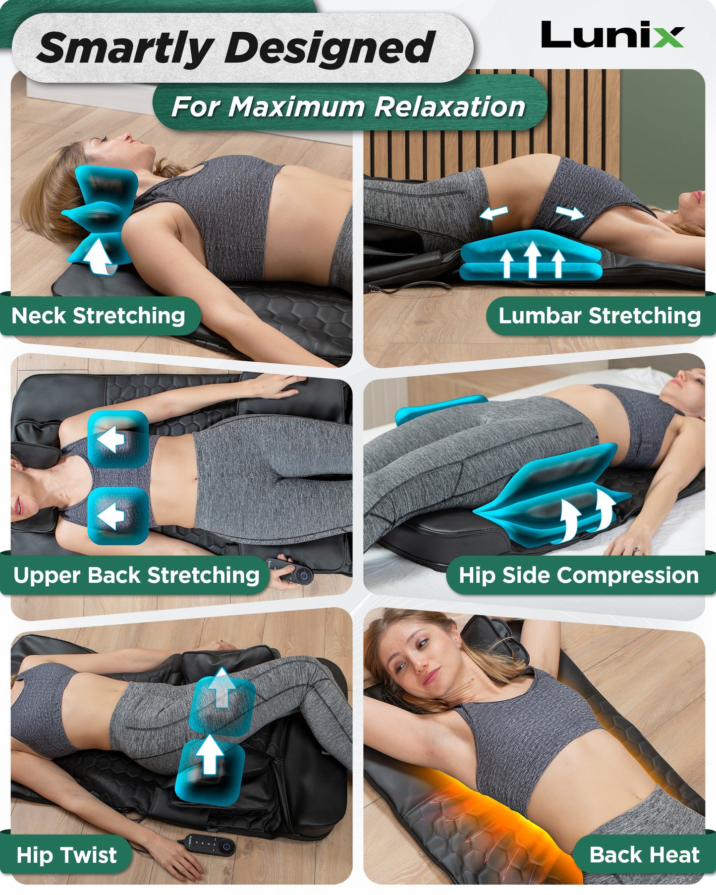 LX27 Stretching Mat Massager