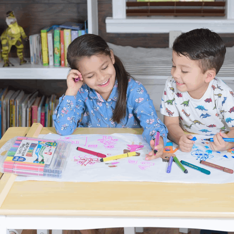 Triangular Magic Stix Markers, 48 Pack, Includes Global Skin Tones, Last 7 Days NO Cap!