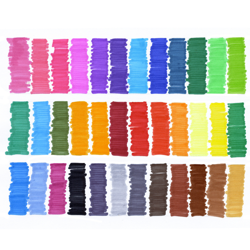 Triangular Magic Stix Markers, 36 Pack, Last 7 Days NO Cap!