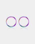 2PCS Rainbow Hinged Segment Cartilage Rings