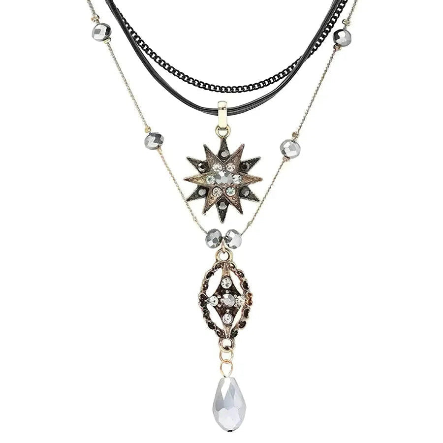 'Lost in Time' Baroque Layered Choker Necklace