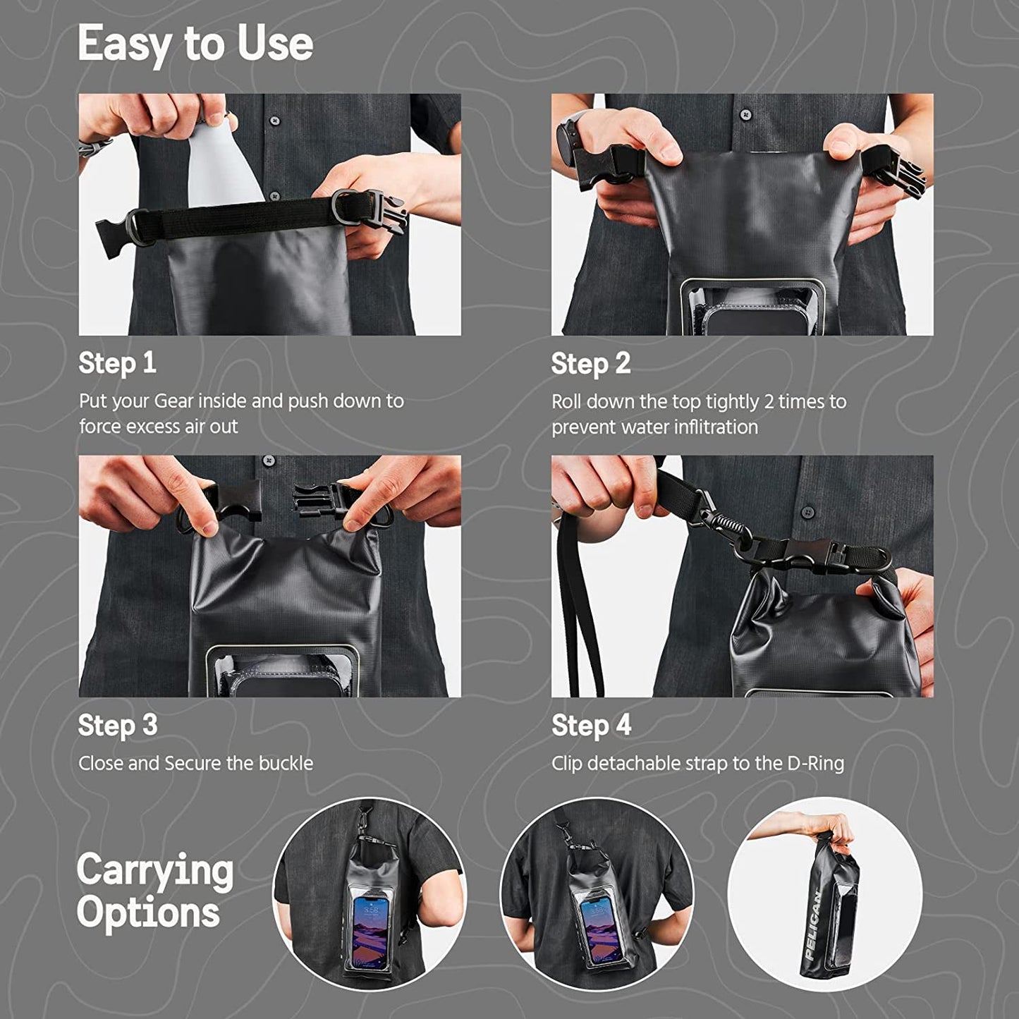 Pelican Marine Water Resistant Dry Bag  - CLEARANCE / FINAL SALES